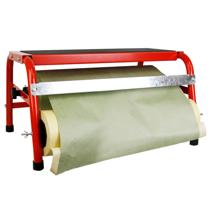 18" Portable Step Stool Masking Machine, Holds masking paper up to 18"