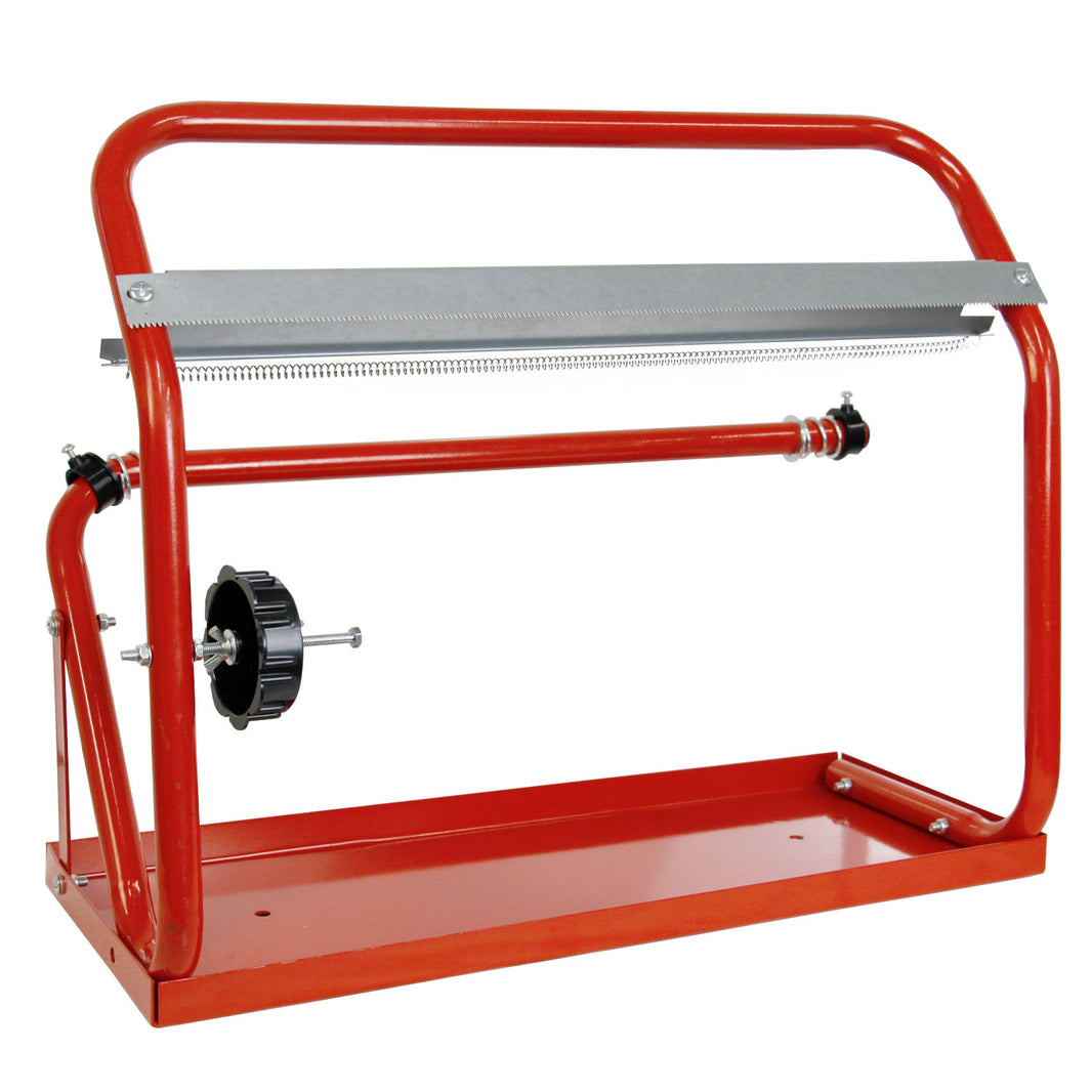 18" Mobile Multi-Roll Masking Machine for Auto Body, Painting, Masking Paper Dispenser with Paper Bar, Tape Roller, & Cutting Blade