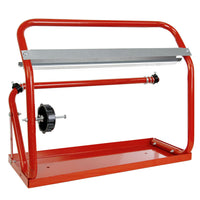 18" Mobile Multi-Roll Masking Machine for Auto Body, Painting, Masking Paper Dispenser with Paper Bar, Tape Roller, & Cutting Blade