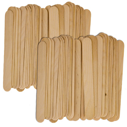 Wood Paint Mixing Sticks - 100 Pack - Automotive, Crafts, Airbrush, Art