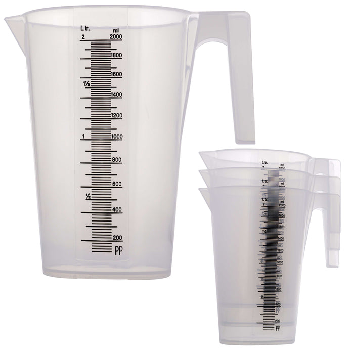 2-liter 2000ml Stainless Steel Measuring Cup/pouring Pitcher