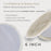 Premium 6 Inch Wool Buffing Pads (2 Pack) - 100% Natural Wool Buffer Pads, Polishing Pad for Car Detailing - 1 Inch Thick Pile, Hook and Loop Buffing Pad for Orbital Buffer