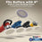 Premium 6 Inch Wool Buffing Pads (2 Pack) - 100% Natural Wool Buffer Pads, Polishing Pad for Car Detailing - 1 Inch Thick Pile, Tie-On Bonnet Buffing Pad for Orbital Buffer
