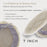 Premium 7 Inch Wool Buffing Pads (2 Pack) - 100% Natural Wool Buffer Pads, Polishing Pad for Car Detailing - 1 Inch Thick Pile, Tie-On Bonnet Buffing Pad for Orbital Buffer