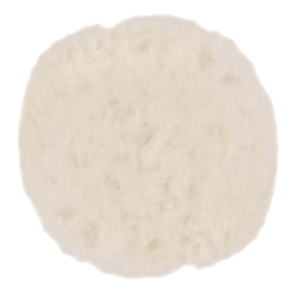 Premium 9 Inch Wool Buffing Pads (3 Pack) - Synthetic Wool Buffer Pads, Polishing Pad for Car Detailing - 1 Inch Thick Pile, Tie-On Bonnet Buffing