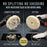 8" 100% Wool Polishing & Buffing Pad with Hook and Loop Backing - Wool Buffing Pad for Automotive, Marine, Truck, RV & Compound Cutting