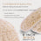 8" 100% Wool Polishing & Buffing Pad Double Sided - Wool Buffing Pad for Automotive, Marine, Truck, RV & Compound Cutting
