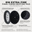 8" Black Foam Buffing Pad Extra Fine Finishing Polish Hook and Loop Backing - Buffing Pad for Automotive, Marine, Truck, RV & Compound Cutting
