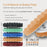 8" Orange Waffle Foam Buffing Pad Hook and Loop Backing - Coarse Buffing Pad for Polishing, Automotive, Marine, Truck, RV & Compound Cutting, Car Polishing Pads