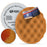 8" Orange Waffle Foam Buffing Pad Hook and Loop Backing - Coarse Buffing Pad for Polishing, Automotive, Marine, Truck, RV & Compound Cutting, Car Polishing Pads