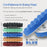8" Blue Waffle Foam Buffing Pad Hook and Loop Backing - Light Cut Pad for Polishing, Automotive, Marine, Truck, RV & Compound Cutting, Car Polishing Pads