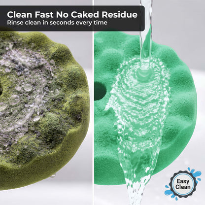 8" Green Waffle Foam Buffing Pad Hook and Loop Backing - Final Cut Pad for Polishing, Automotive, Marine, Truck, RV & Compound Cutting, Car Polishing