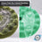 8" Green Waffle Foam Buffing Pad Hook and Loop Backing - Final Cut Pad for Polishing, Automotive, Marine, Truck, RV & Compound Cutting, Car Polishing Pads