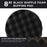8" Black Waffle Extra Fine Foam Finishing Grip Pad Final Buff Polish Wax - Hook & Loop
