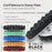 8" Black Waffle Foam Buffing Pad Hook and Loop Backing - Extra Fine Pad for Polishing, Automotive, Marine, Truck, RV & Compound Cutting, Car Polishing Pads