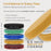 6.7" Orange Flat Medium Cut DA Grip Foam Polish Pad - Hook & Loop Buffer Pads - Car Buffing Pads for Paint Correction, Detailing
