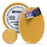 6.7" Orange Flat Medium Cut DA Grip Foam Polish Pad - Hook & Loop Buffer Pads - Car Buffing Pads for Paint Correction, Detailing