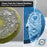 6.5" Blue Flat Light Cut DA Grip Foam Polish Pad - Hook & Loop Buffer Pads - Car Buffing Pads for Paint Correction, Detailing