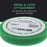 6.5" Green Flat Soft Polishing Grip Foam Polish Pad - DA Hook & Loop