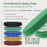 6.5" Green Flat Light Cut DA Grip Soft Foam Polish Pad - Hook & Loop Buffer Pads - Car Buffing Pads for Paint Correction, Detailing