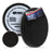 6.5" Black Final Finishing DA Grip Soft Foam Polish Pad - Hook & Loop Buffer Pads - Car Buffing Pads for Paint Correction, Detailing