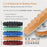 6.5" Orange Waffle Foam Buffing Pad Hook and Loop Backing - Medium Cut Pad for Polishing, Automotive, Marine, Truck, RV & Compound Cutting, Car Polishing Pads