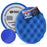 6.5" Blue Waffle Foam Buffing Pad Hook and Loop Backing - Light Cut Pad for Polishing, Automotive, Marine, Truck, RV & Compound Cutting, Car Polishing Pads