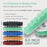 6.5" Green Waffle Foam Buffing Pad Hook and Loop Backing - Soft Pad for Polishing, Automotive, Marine, Truck, RV & Compound Cutting, Car Polishing Pads