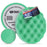 6.5" Green Waffle Foam Buffing Pad Hook and Loop Backing - Soft Pad for Polishing, Automotive, Marine, Truck, RV & Compound Cutting, Car Polishing Pads