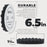 6.5" Black Waffle Foam Buffing Pad Hook and Loop Backing - Final Finishing Pad for Polishing, Automotive, Marine, Truck, RV & Compound Cutting, Car Polishing Pads