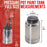 2 Quart Paint Pressure Pot with Spray Gun and 5' Air and Fluid Hose Assembly