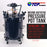 10 Gallon (40 Liter) Heavy Duty Steel Pressure Pot Paint Tank with Air-Powered Mixing Agitator, Clamp on Lid, Regulator & Pressure Gauge for Casting, Painting & Autobody Work Large Volume