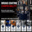 10 Gallon (40 Liter) Heavy Duty Steel Pressure Pot Paint Tank with Air-Powered Mixing Agitator, Clamp on Lid, Regulator & Pressure Gauge for Casting