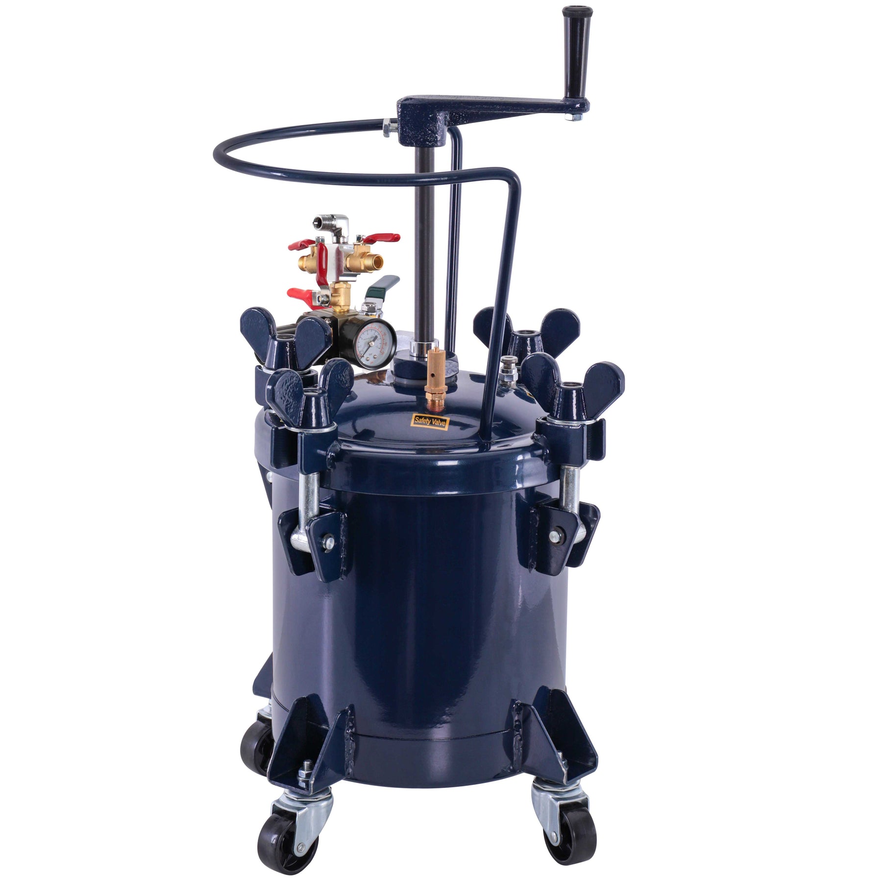 2.5 Gallon 10L Spray Paint Pressure Pot Tank Manual Mixing