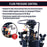 2.5 Gallon (10 Liter) Heavy Duty Steel Pressure Pot Paint Tank with Air Powered Mixing Agitator, Clamp on Lid, Regulator & Pressure Gauge for