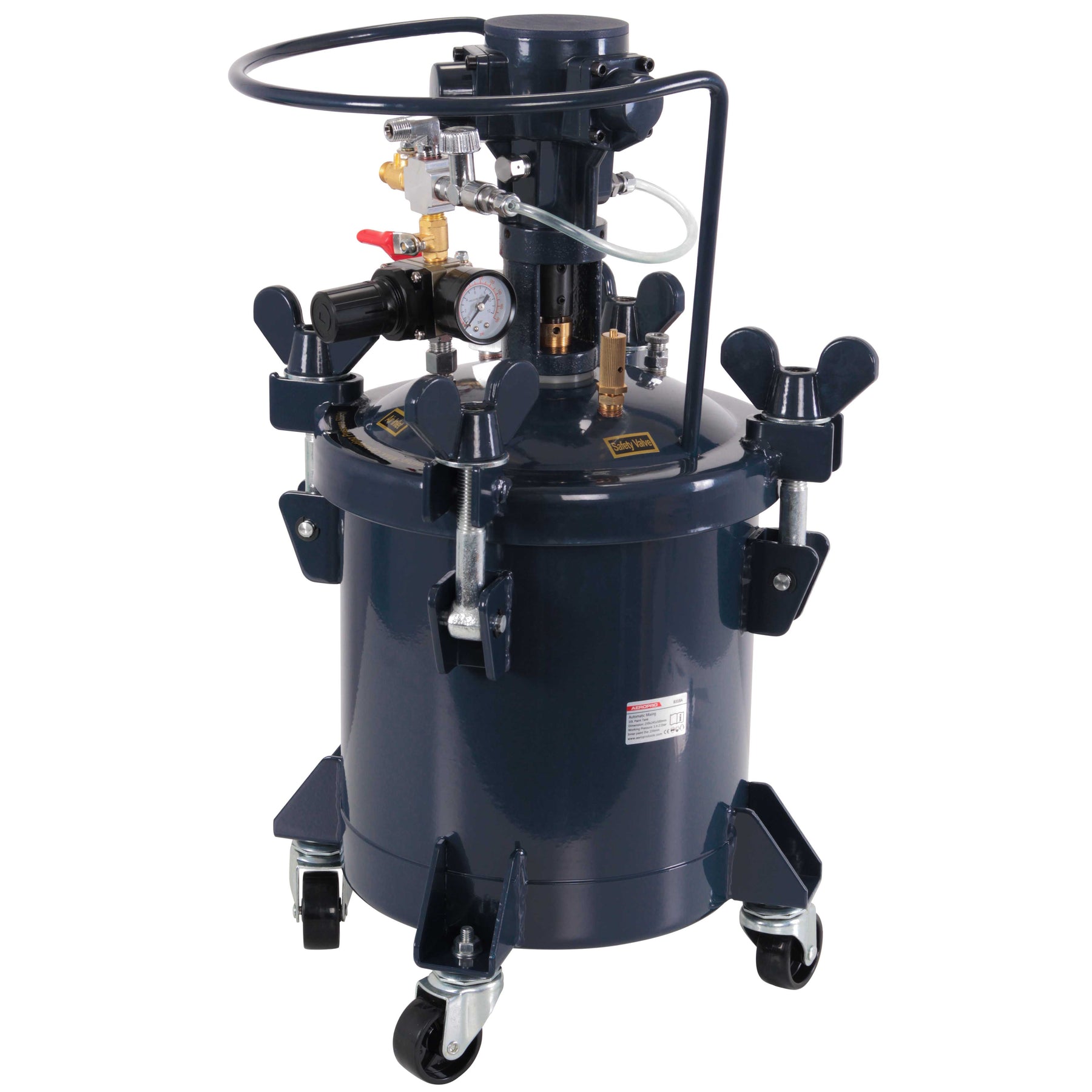 2.5 Gal 10L Spray Paint Pressure Pot Tank Air Powered Mixing 2.5 Gal 10L Spray Paint Pressure Pot Tank Air Powered Mixing