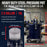 2.5 Gallon (10 Liter) Heavy Duty Steel Pressure Pot for Resin Casting with Clamp on Lid, Caster Wheels, Regulator & Gauge, Large Volume Epoxy Resin Pressure Pot
