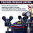 2.5 Gallon (10 Liter) Heavy Duty Steel Pressure Pot for Resin Casting with Clamp on Lid, Caster Wheels, Regulator & Gauge, Large Volume Epoxy Resin Pressure Pot
