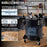 5 Gallon (20 Liter) Heavy Duty Steel Pressure Pot for Resin Casting with Clamp on Lid, Caster Wheels, Regulator & Gauge, Large Volume Epoxy Resin Pressure Pot