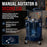 5 Gallon (20 Liter) Heavy Duty Steel Pressure Pot Paint Tank with Clamp on Lid, Manual Mixing Agitator, Regulator & Pressure Gauge for Casting