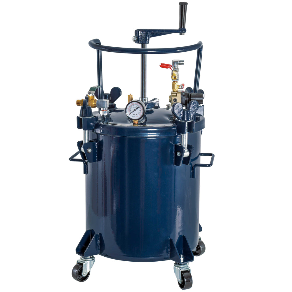 Commercial 5 Gallon (20 Liters) Spray Paint Pressure Pot Tank with Manual Mixing Agitator