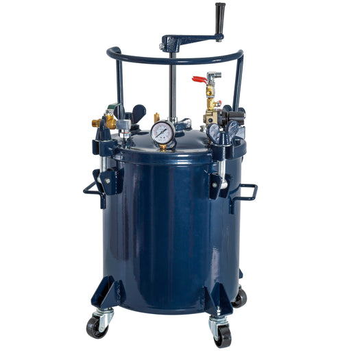 Commercial 5 Gallon (20 Liters) Spray Paint Pressure Pot Tank with Manual Mixing Agitator