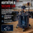 5 Gallon (20 Liter) Heavy Duty Steel Pressure Pot Paint Tank with Air Powered Mixing Agitator, Clamp on Lid, Regulator & Pressure Gauge for Painting