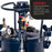 Commercial 5 Gallon (20 Liters) Spray Paint Pressure Pot Tank with Air Powered Mixing Agitator