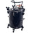 10 Gallon (38 Liters) Pressure Pot Tank for Resin Casting - Heavy Duty Powder Coated Pot with Air Tight Clamp On Lid, Caster Wheels, Regulator, Gauge