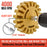 Rubber Eraser Wheel with Drill Adapter (4 Pack) - 4" Knobby Slotted Edge Pad - Decal Remover Wheel - Sticker Remover Tool - Removes Adhesives on Car, Auto, Boat, RV & Signs