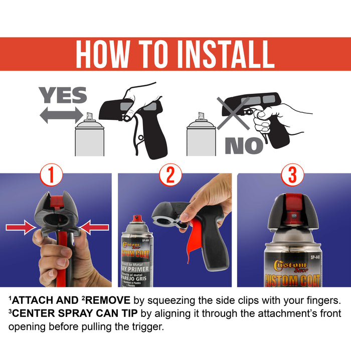 TCP Global - Aerosol Spray Can Trigger Handle - Pack of 2