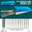 25 Piece Needle & Brush Cleaning Tool Set Kit for Carburetor, Airbrush, Spray Gun - 18 Wire Needles, 5 Brushes, 1 Sharp Pick - Carb Cabon Jet Cleaner