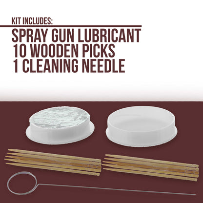 20 Piece Spray Gun Cleaning Kit for HVLP Air Tool Paint Gravity Detail Airbrush Parts