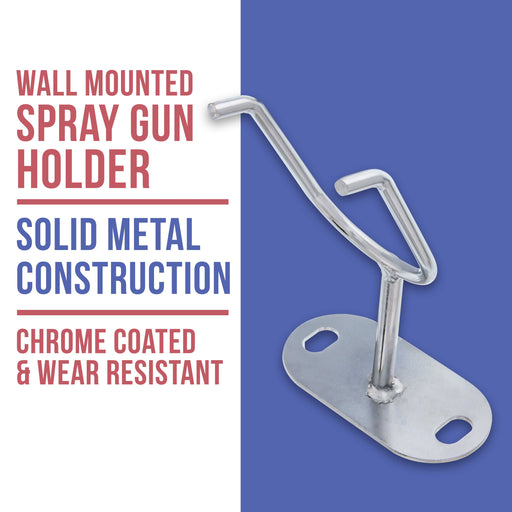 Wall Mount Gravity Feed Spray Gun Holder